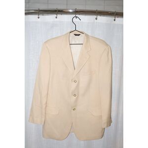Grant Thomas Lord & Taylor Men's Blazer Silk/Linen Size 40 Short